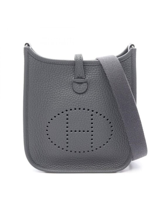 HERMES Women Maxi Evelyne Amazone TPM Clemence Leather  Hermes Shoulder Bag Evelynamazon TPM Grimisty Leather